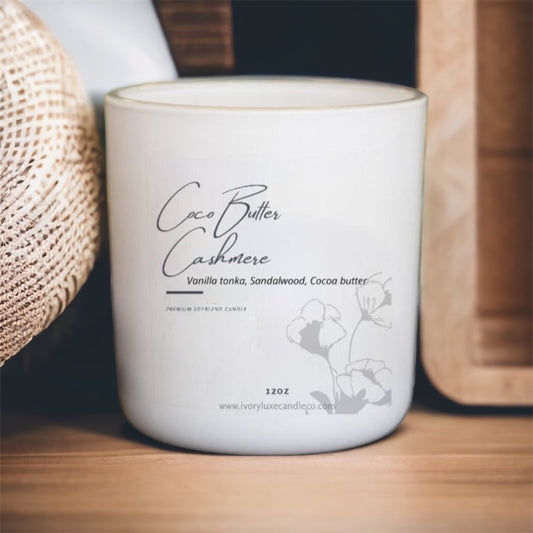 Coco Butter Cashmere (BEST SELLER) | Premium Soy Blend Candle